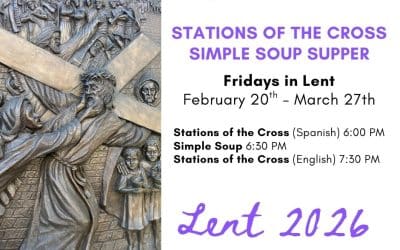 Stations of the Cross and Simple Soup Supper